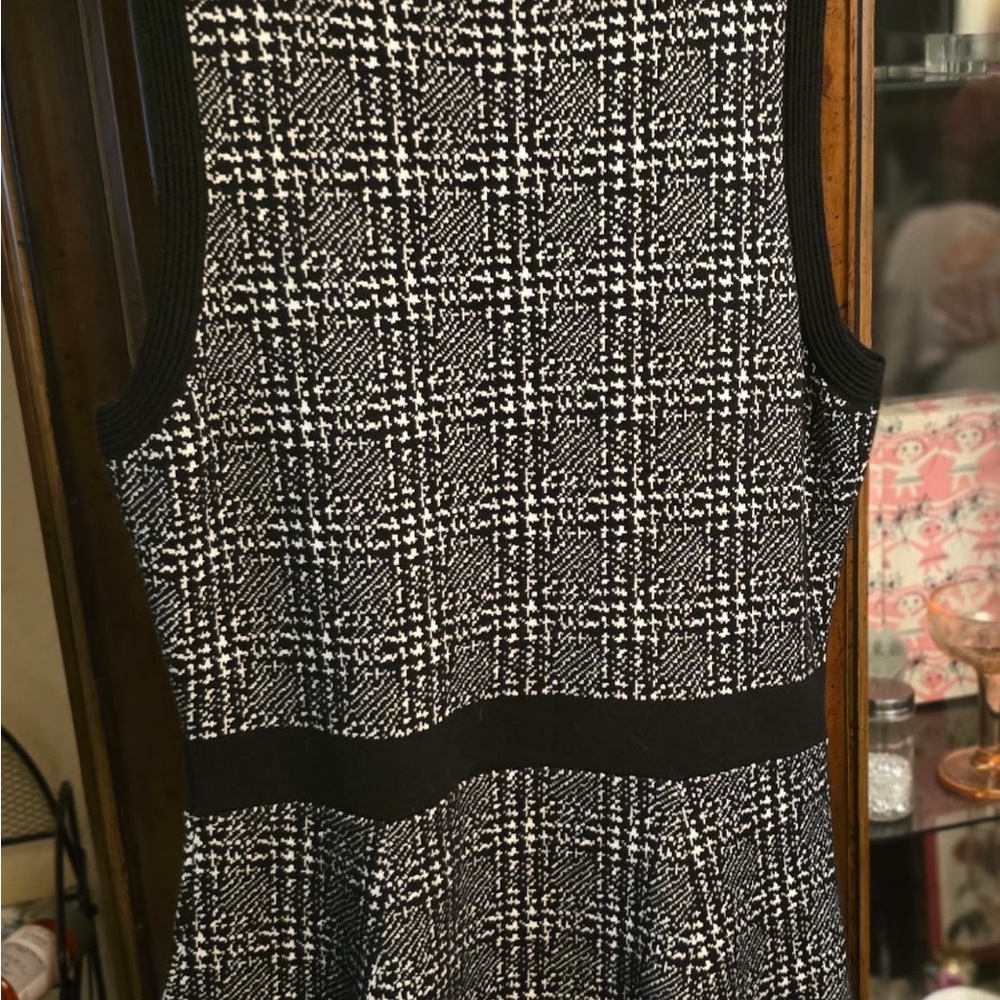 Kate Spade Black and White Patterned Dress